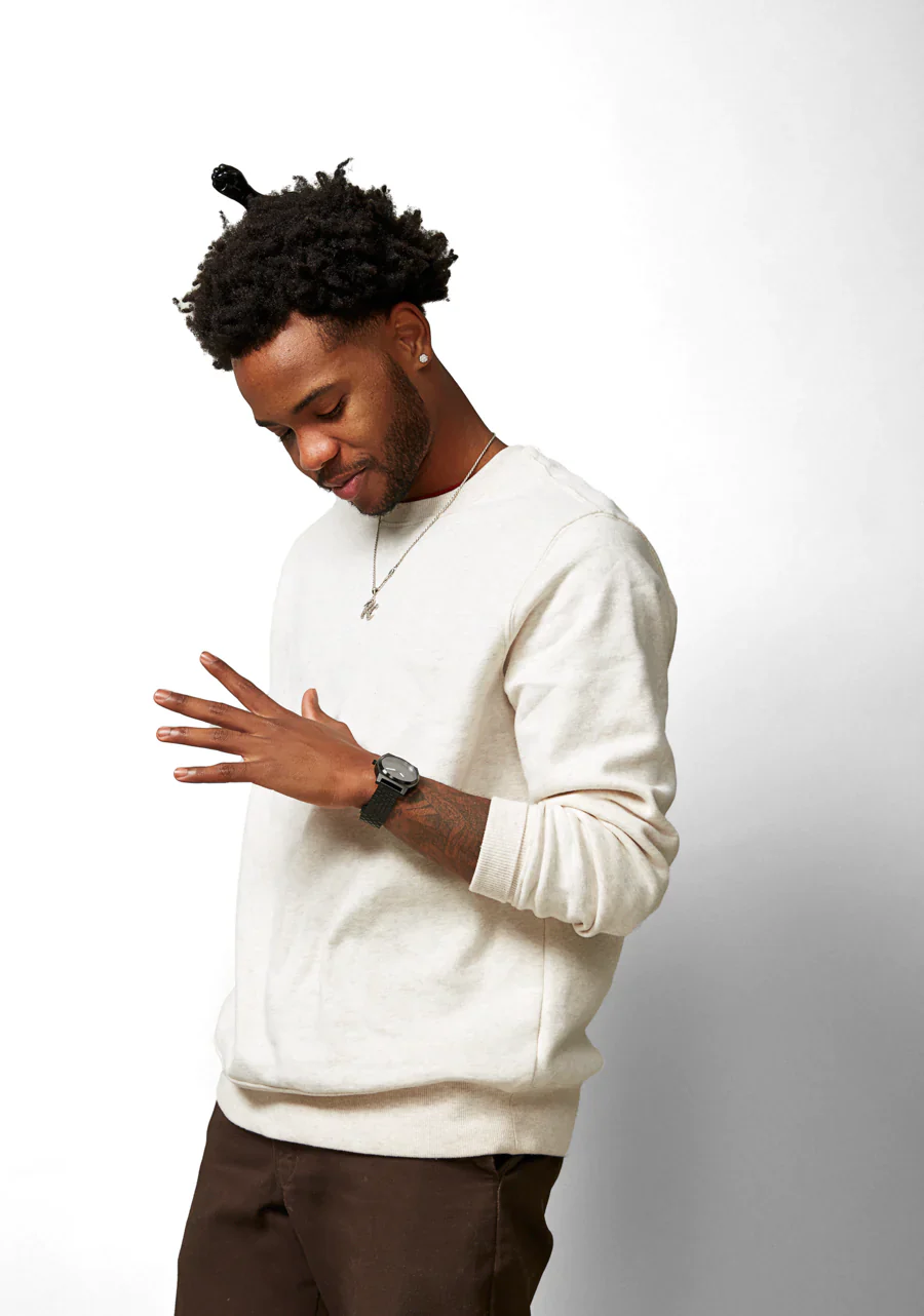 Time Teller Solar - Todo negro / blanco - Imagen 8