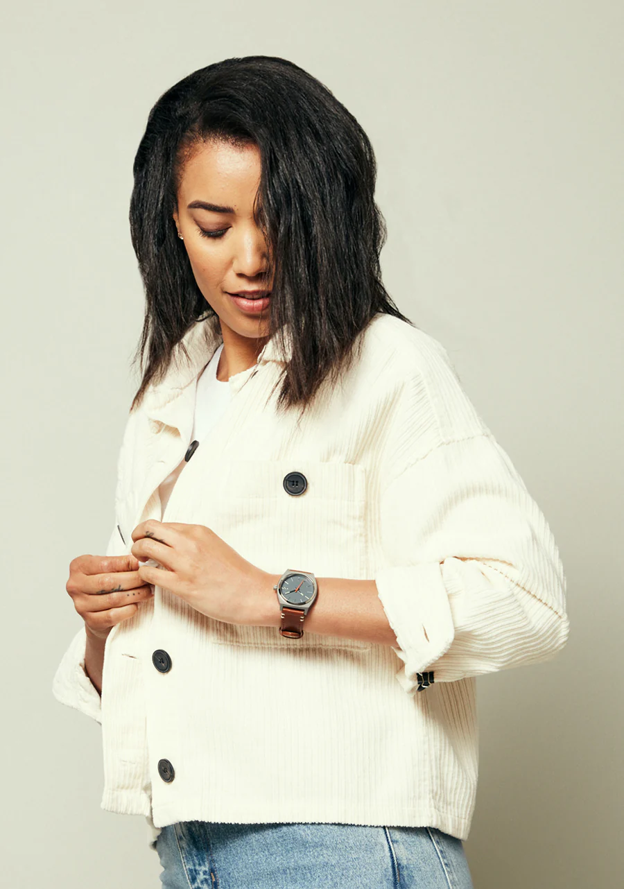 Time Teller Leather - Lt Gunmetal / Basalt / Sienna - Imagen 7