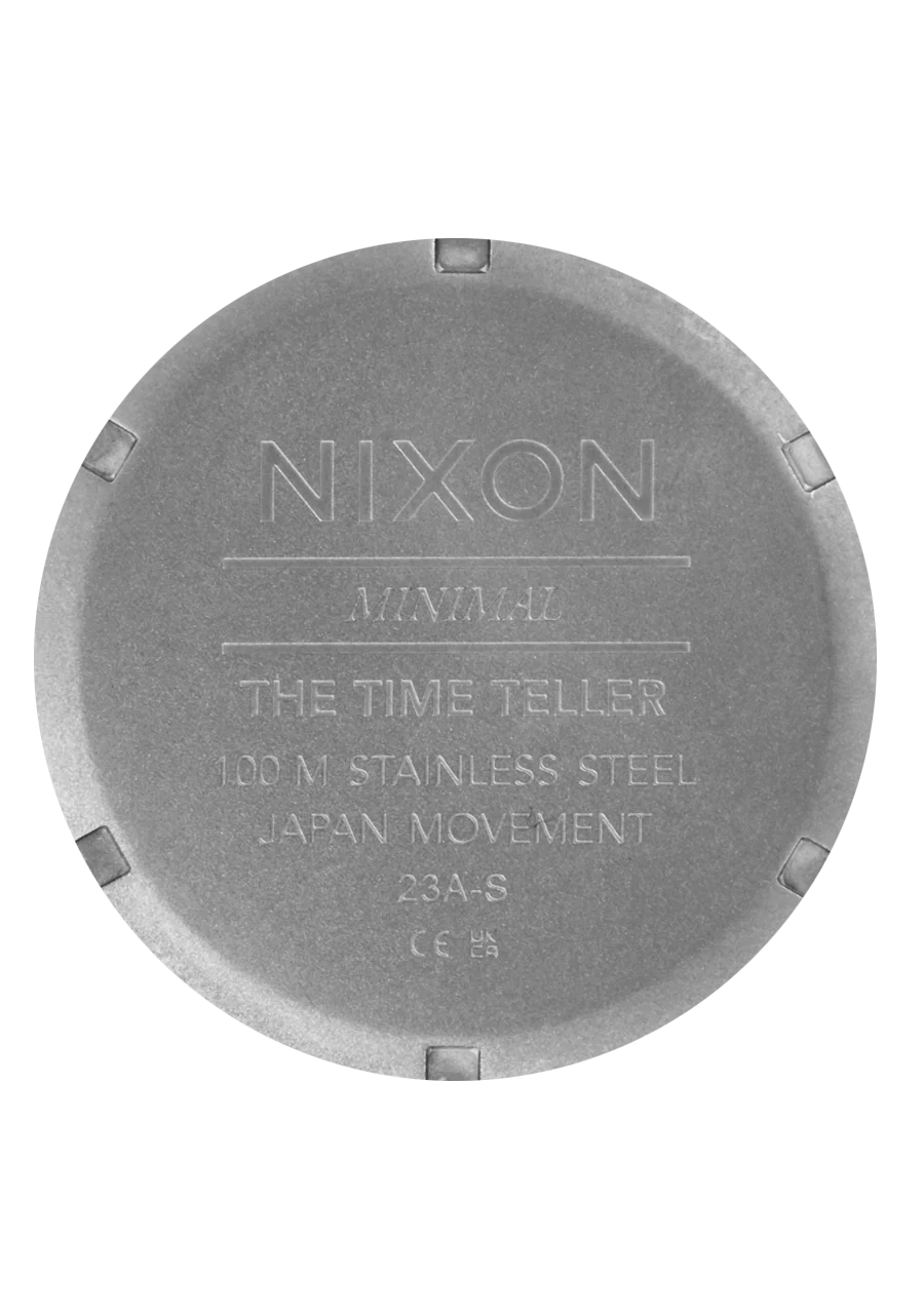 Time Teller Leather - Lt Gunmetal / Basalt / Sienna - Imagen 5