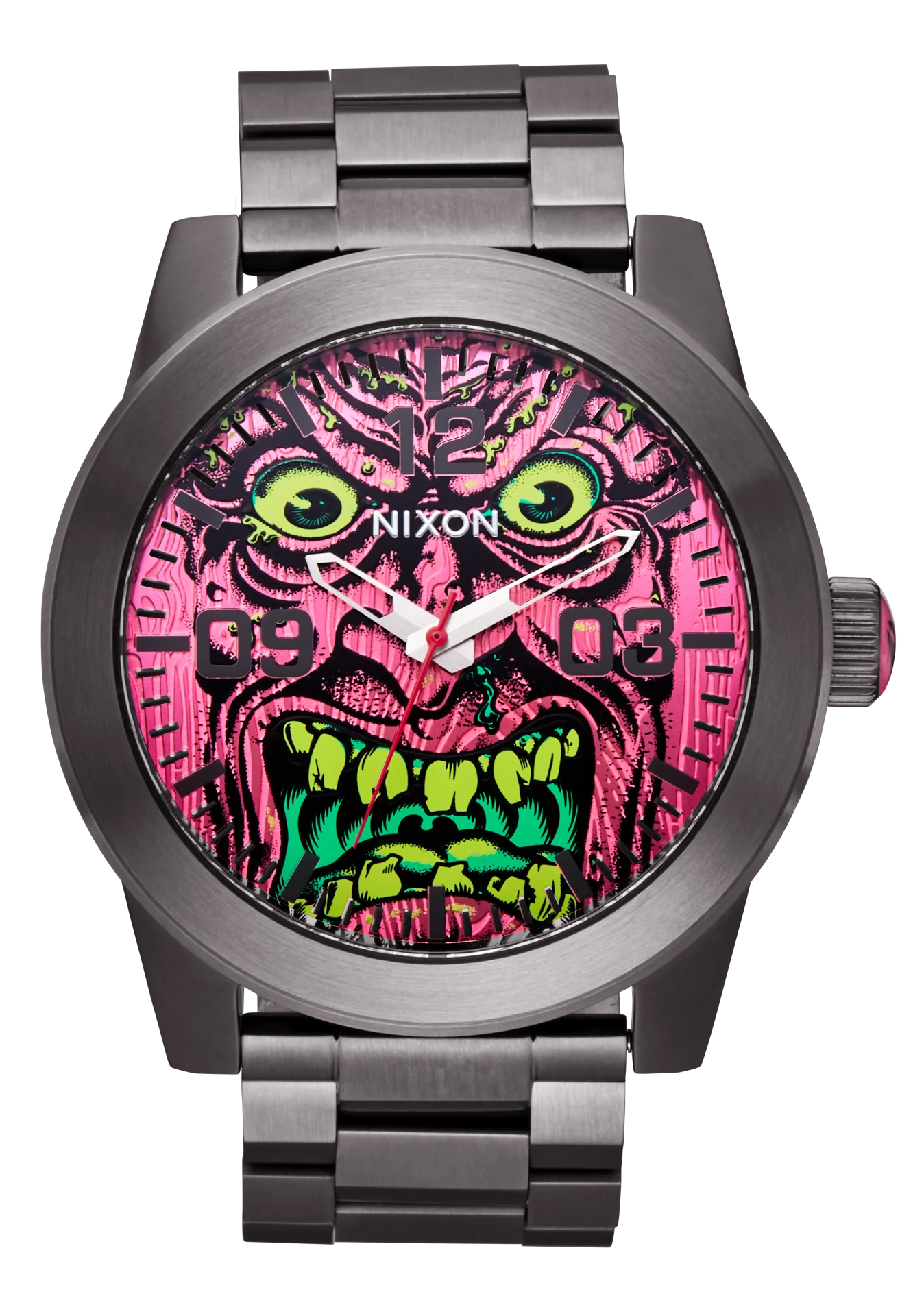 Santa Cruz Corporal - Gunmetal / Pink / Roskopp