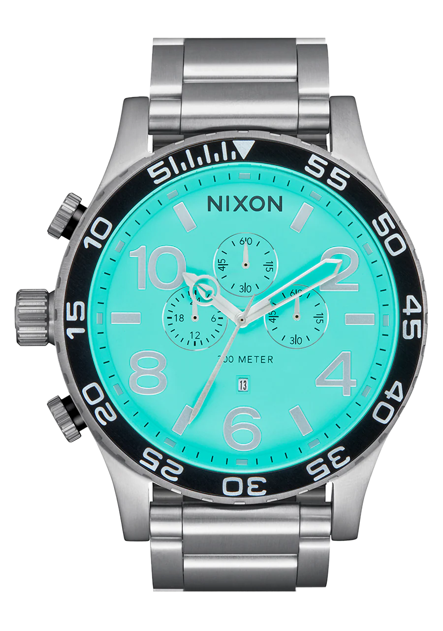 51-30 Chrono - Plata / Turquesa
