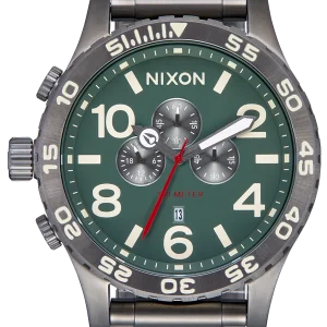 51-30 Chrono - Gunmetal claro / Verde bosque oscuro