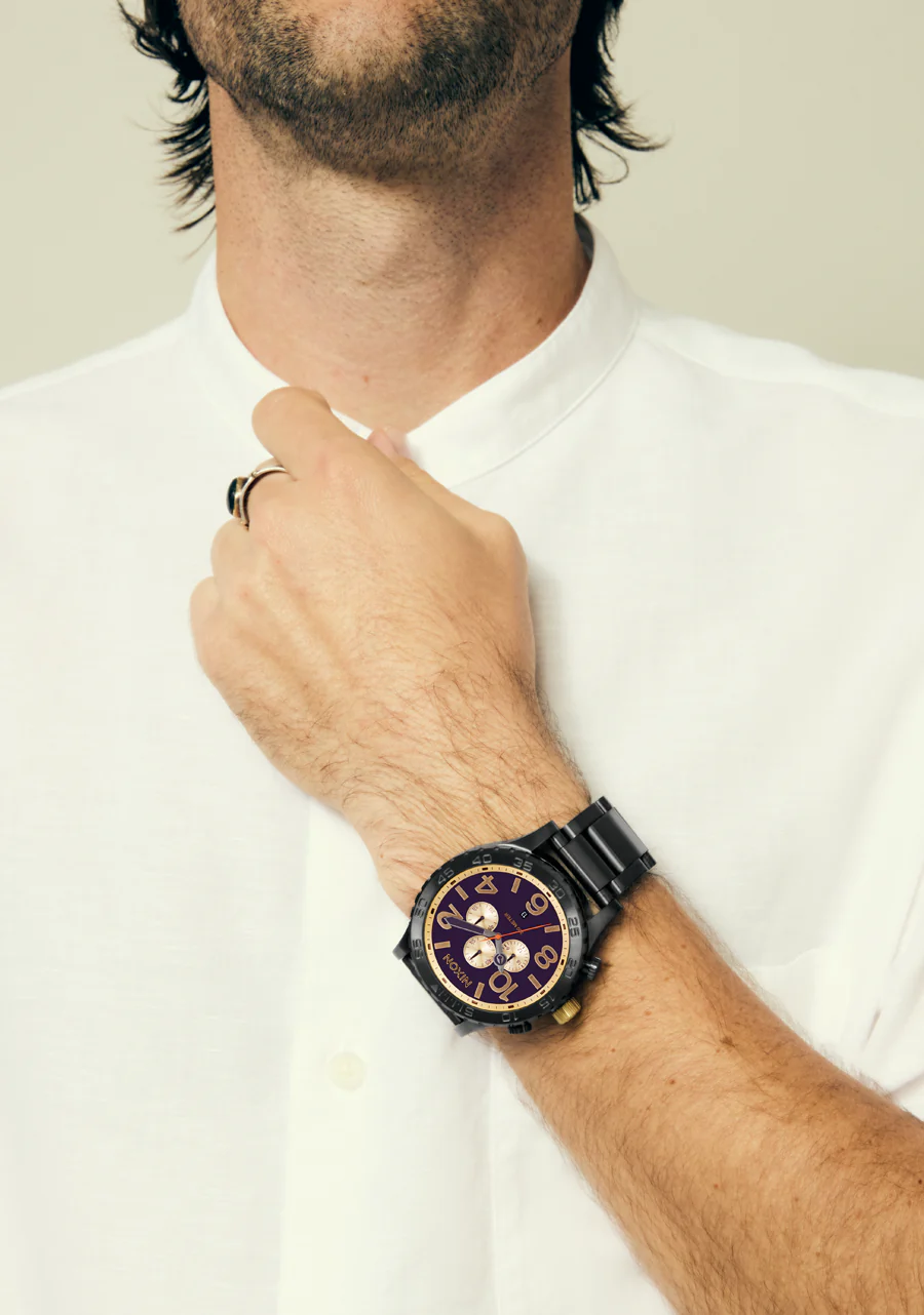 51-30 Chrono - Gunmetal / Blackberry / Oro - Imagen 8