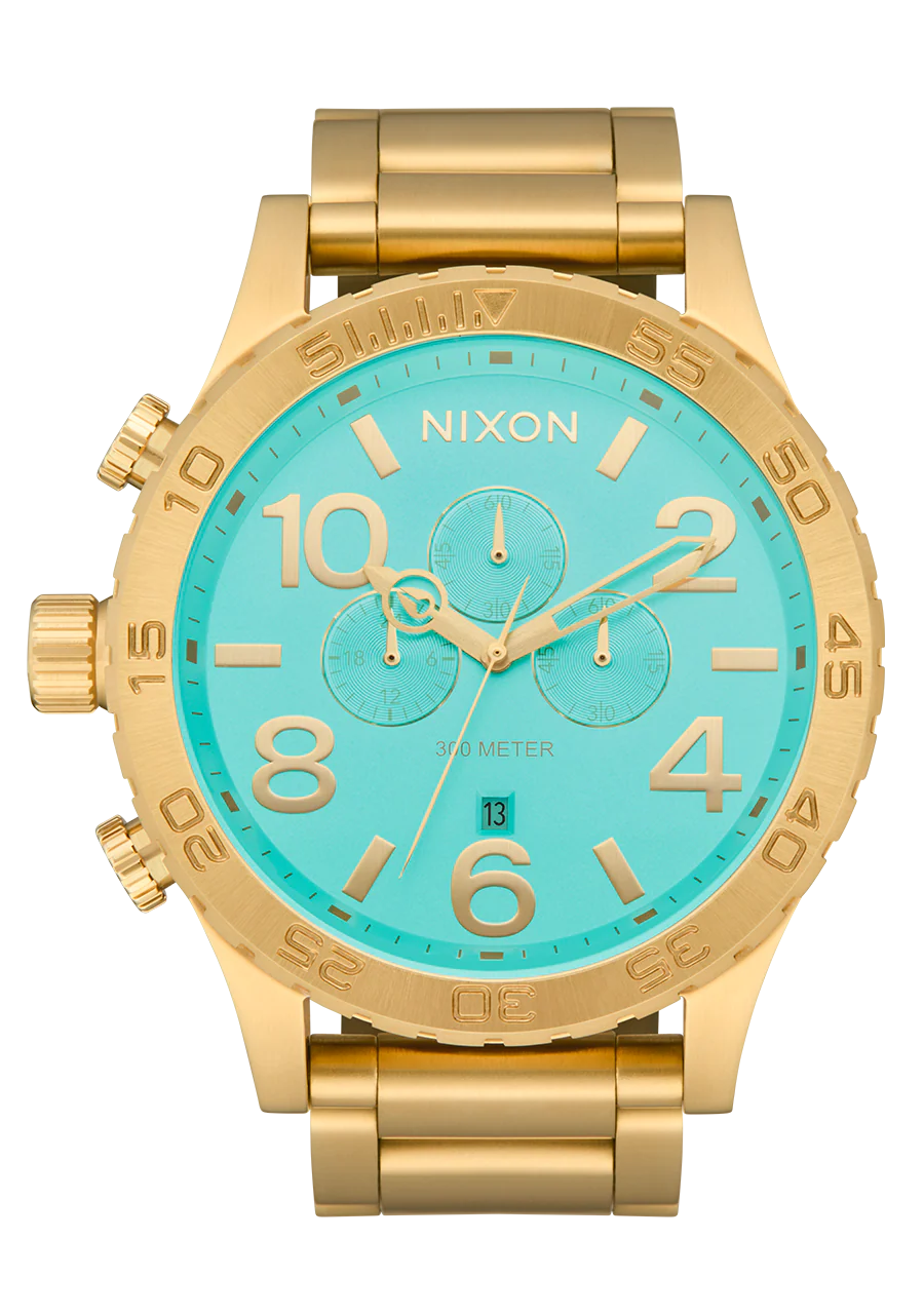 51-30 Chrono - Oro / Turquesa / Oro