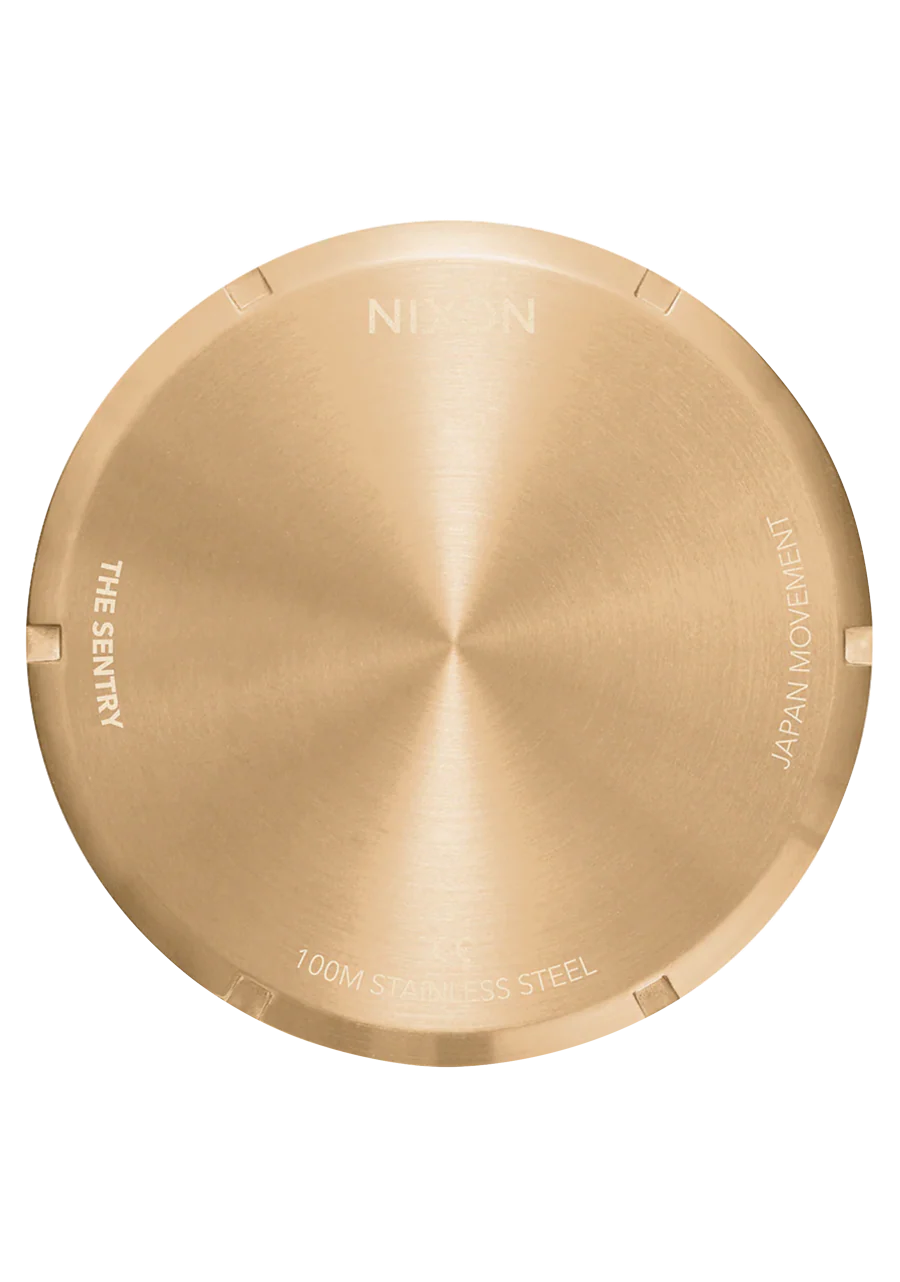 Sentry Chrono Leather - Oro / 脥ndigo / Marr贸n - Imagen 6