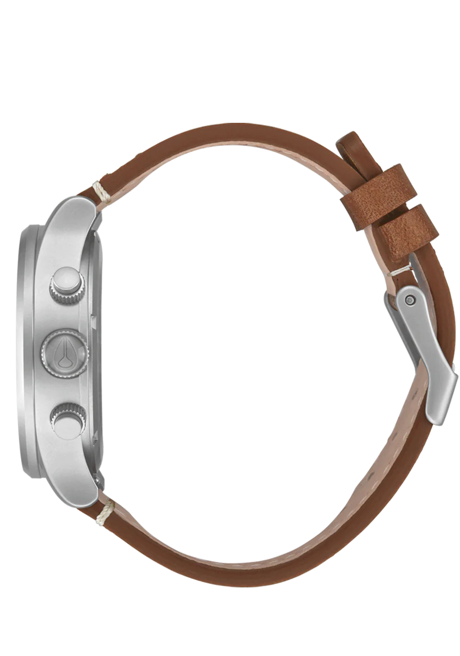 Sentry Chrono Leather - Lt Gunmetal / Basalt / Sienna - Imagen 3