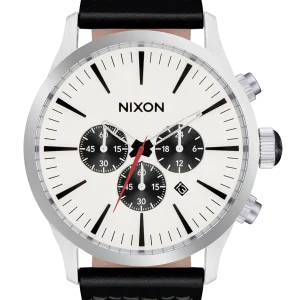 Sentry Chrono Leather - Chrome / Cloud Sunray / Negro