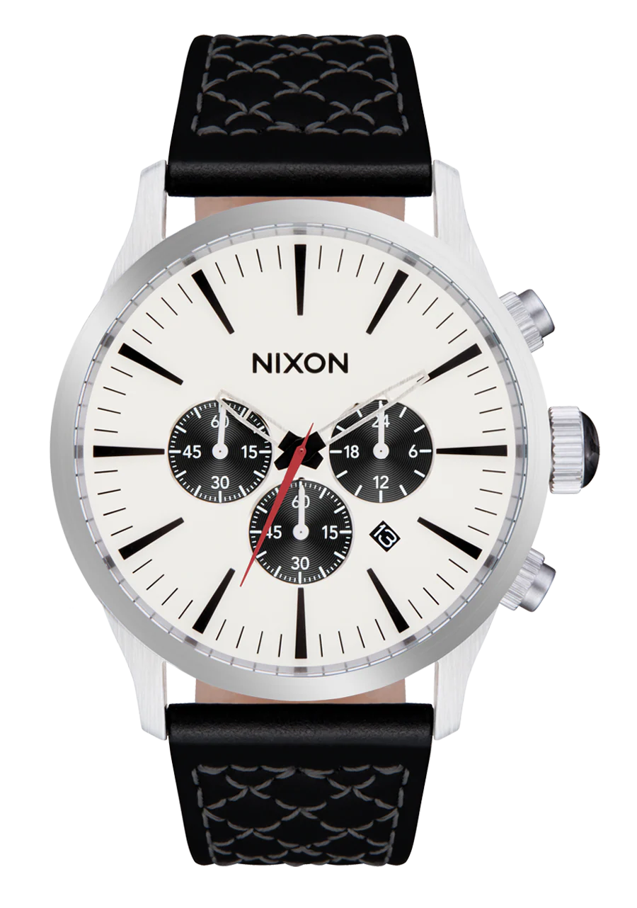 Sentry Chrono Leather - Chrome / Cloud Sunray / Negro