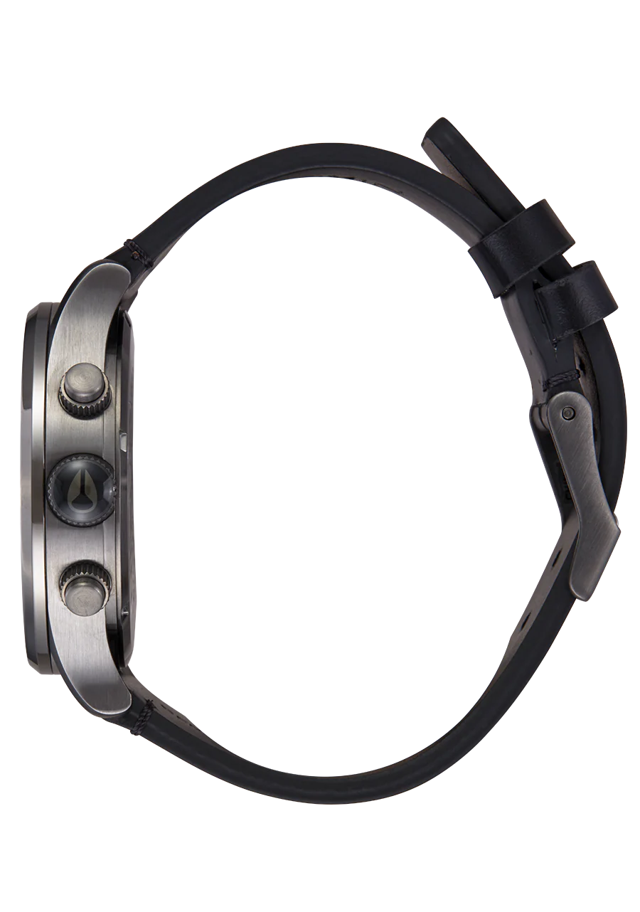 Sentry Chrono Leather - Todo Gunmetal / Negro - Imagen 3