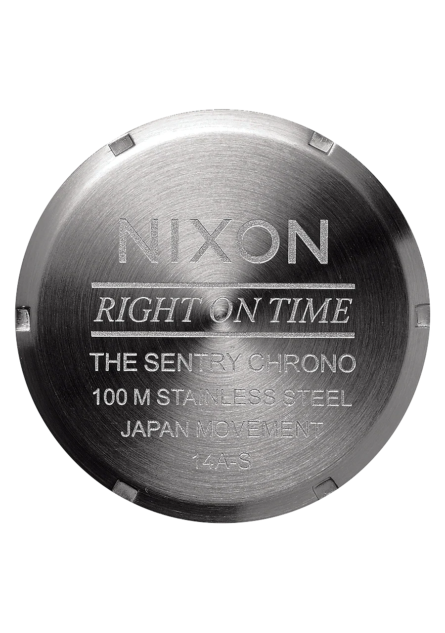 Sentry Chrono Leather - Todo Gunmetal / Negro - Imagen 5