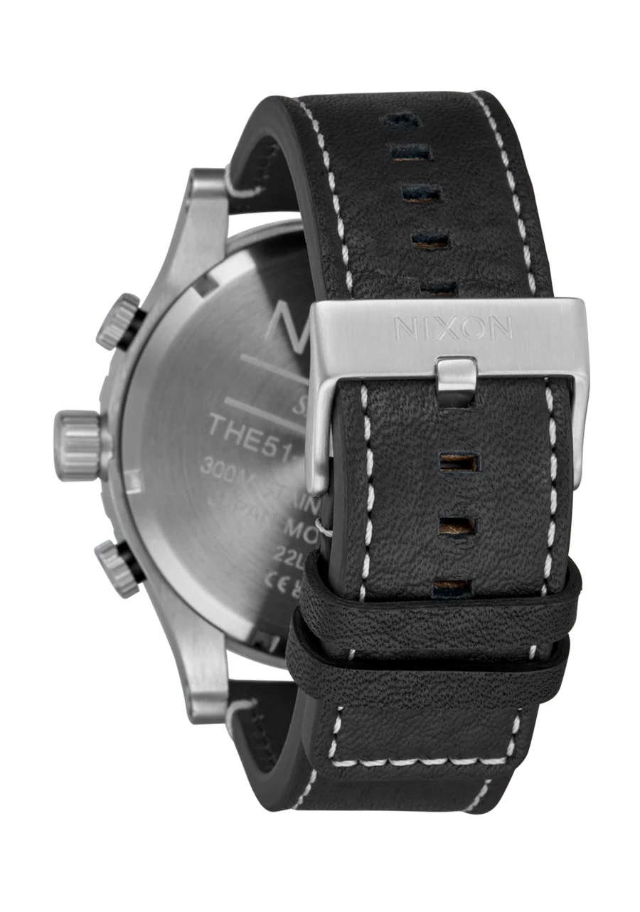 51-30 Chrono Leather - Plata / Negro / Arándano - Imagen 4