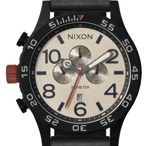 51-30 Chrono Leather - Negro / Piedra pómez / Carbón