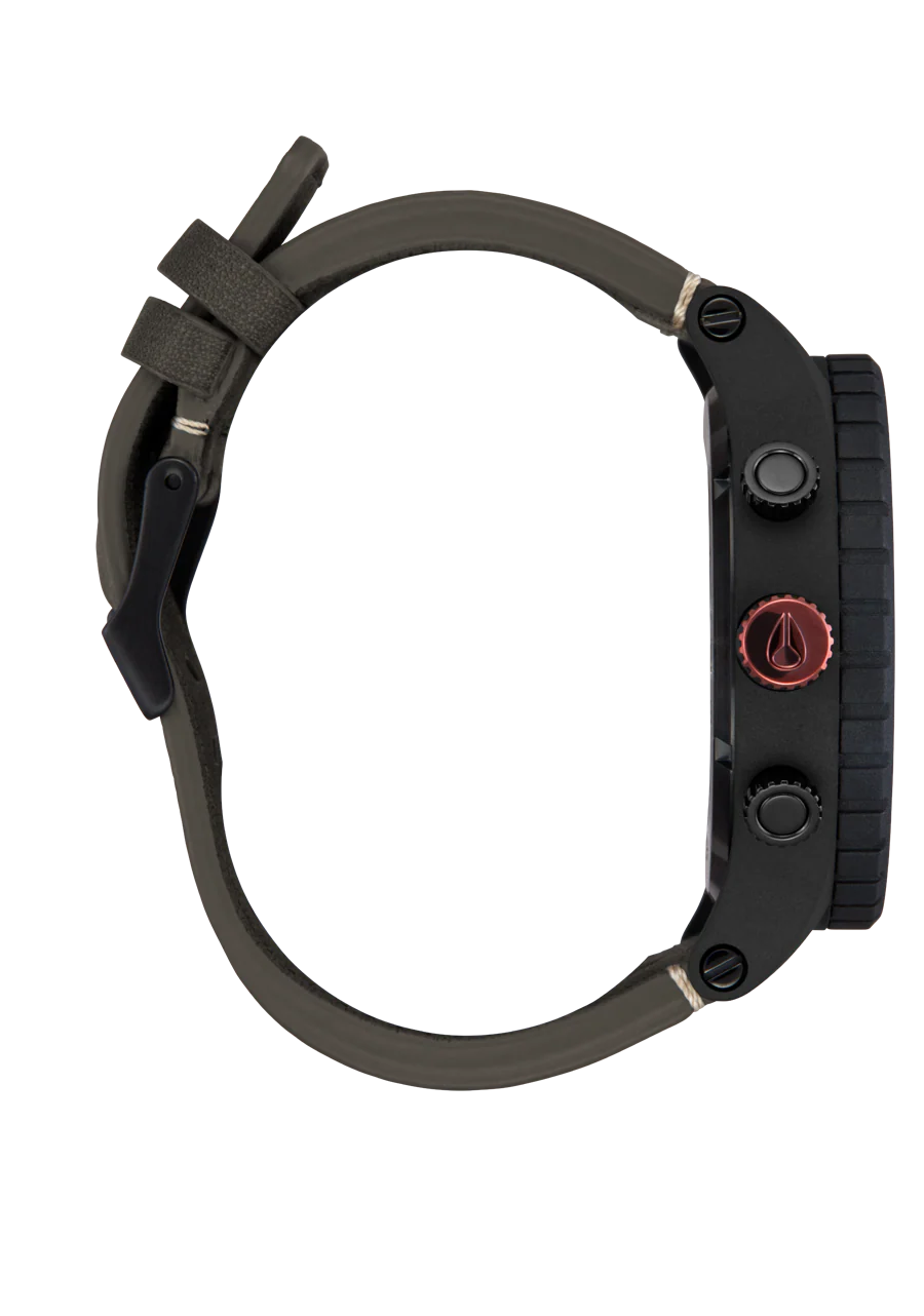 51-30 Chrono Leather - Negro / Piedra p贸mez / Carb贸n - Imagen 3