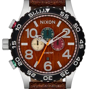 51-30 Chrono Leather - Plata / Palisandro / Chocolate
