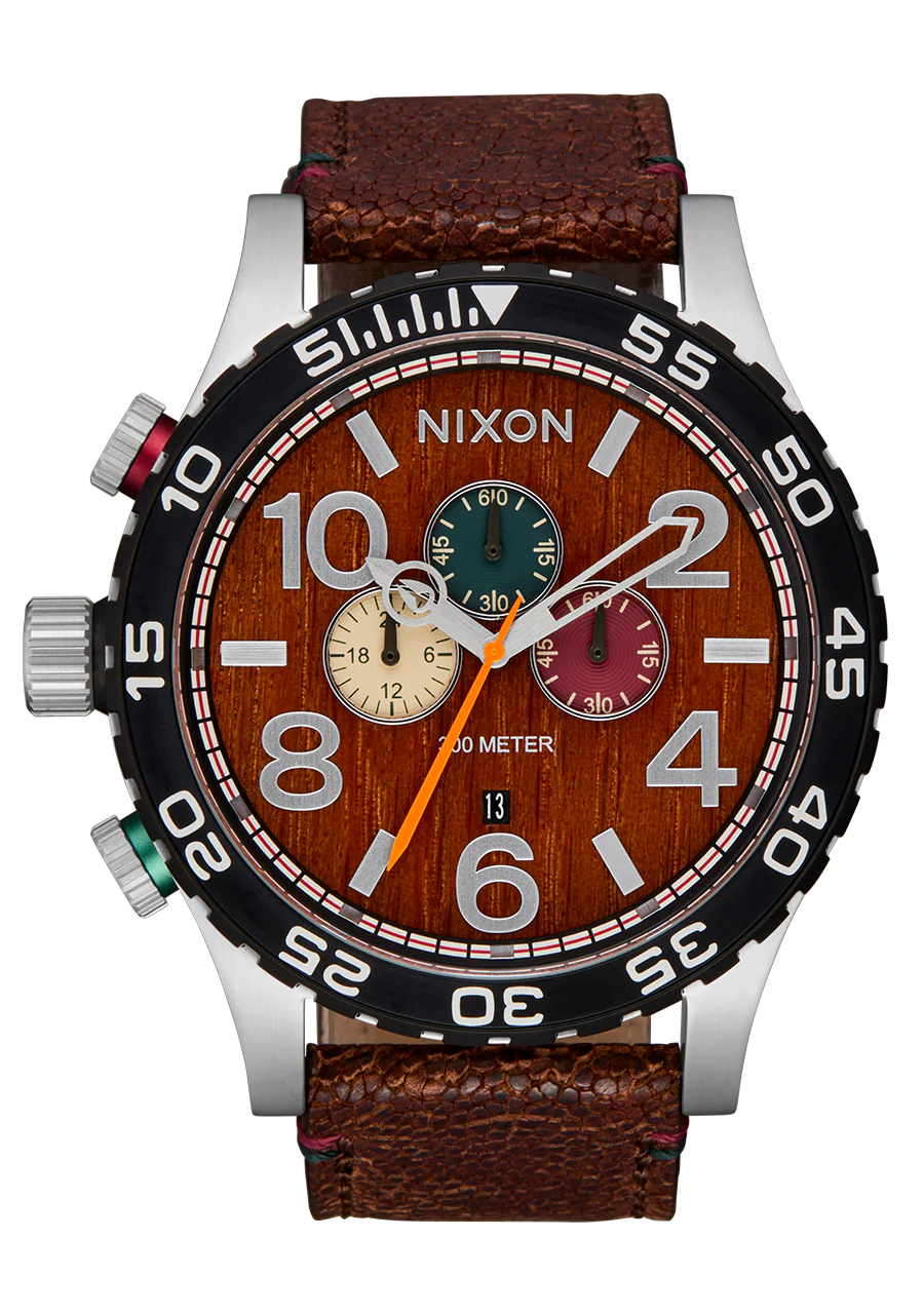 51-30 Chrono Leather - Plata / Palisandro / Chocolate