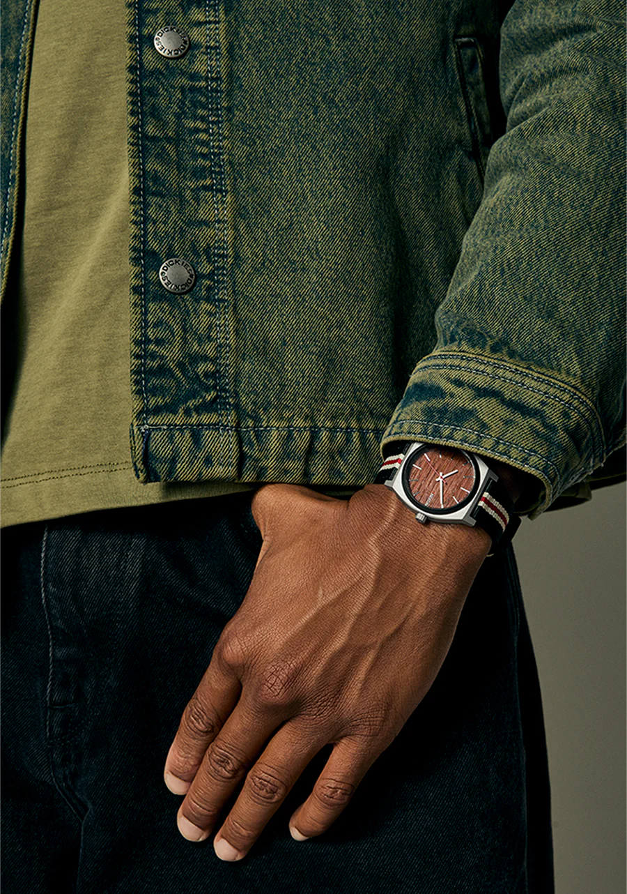 Time Teller Nylon - Plata / Palisandro / Raya Negra - Imagen 9