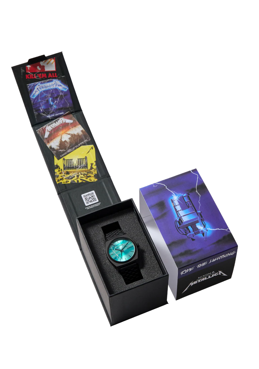 Metallica Time Teller - Negro / Negro / Ride the Lightning - Imagen 6