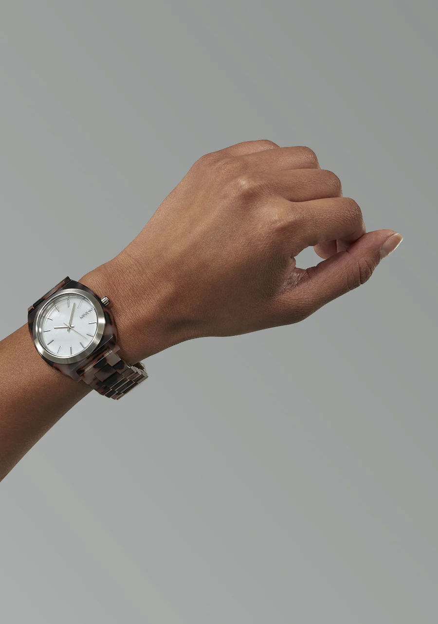 Time Teller Acetate - Tortuga Rosa/ Nácar - Imagen 5