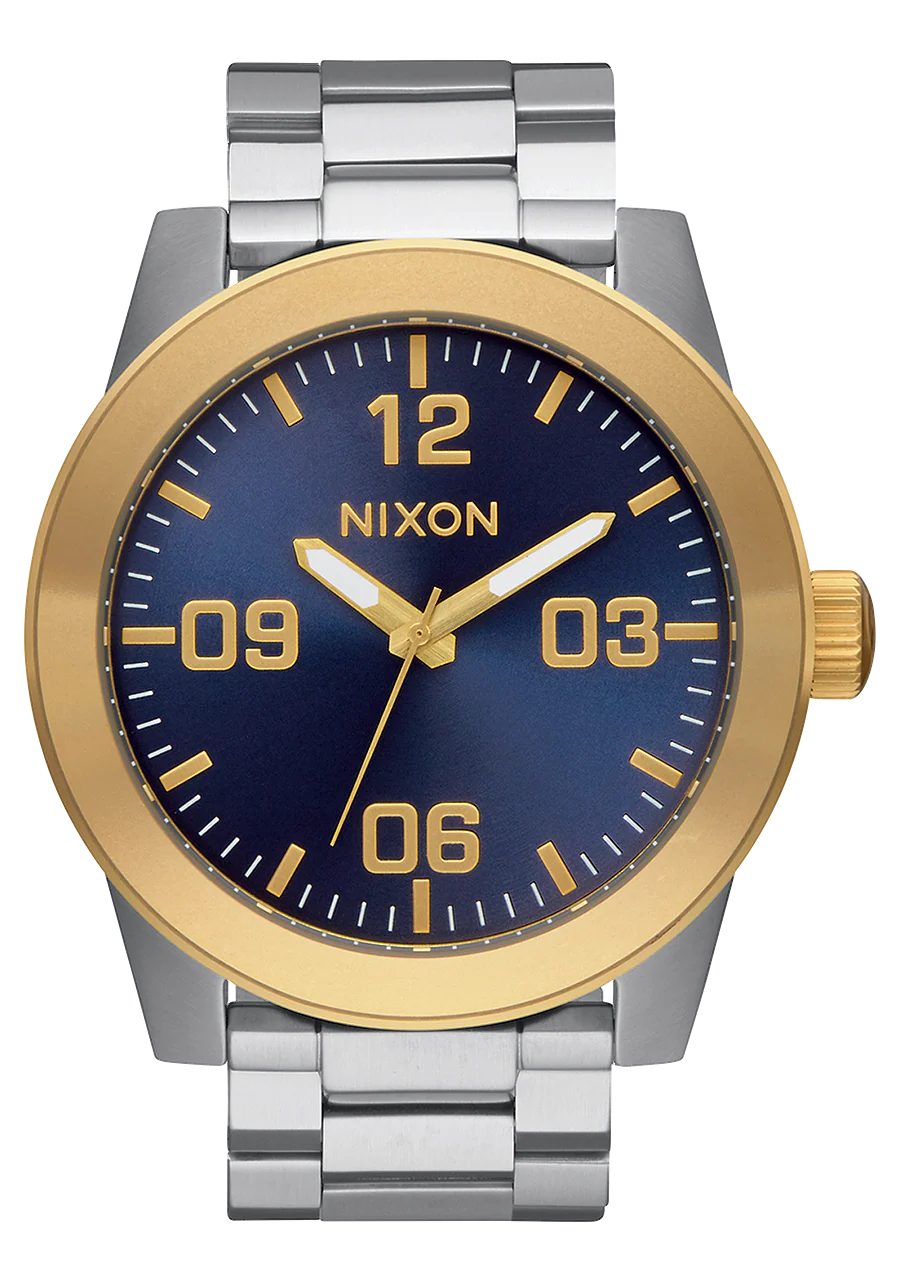 Corporal Stainless Steel - Oro / Azul Rayos de Sol