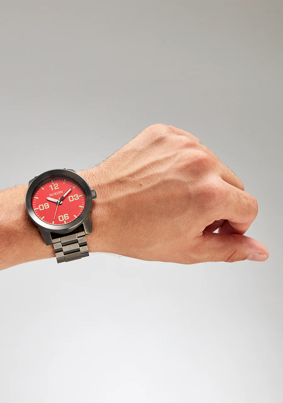 Corporal Stainless Steel - Rojo / Gris metálico - Imagen 5