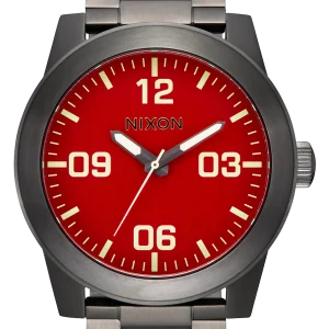 Corporal Stainless Steel - Rojo / Gris metálico