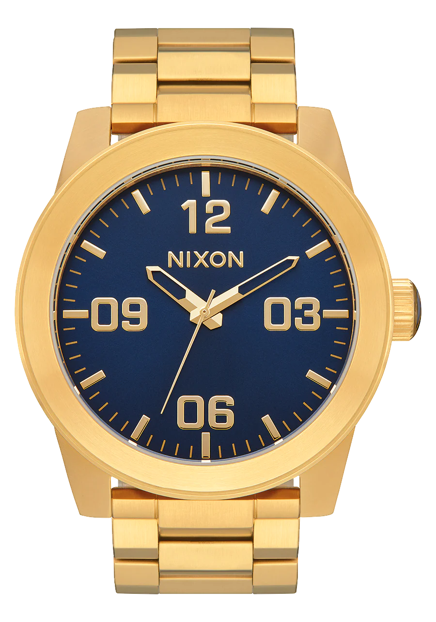 Corporal Stainless Steel - Oro / Azul Rayos de Sol / Oro