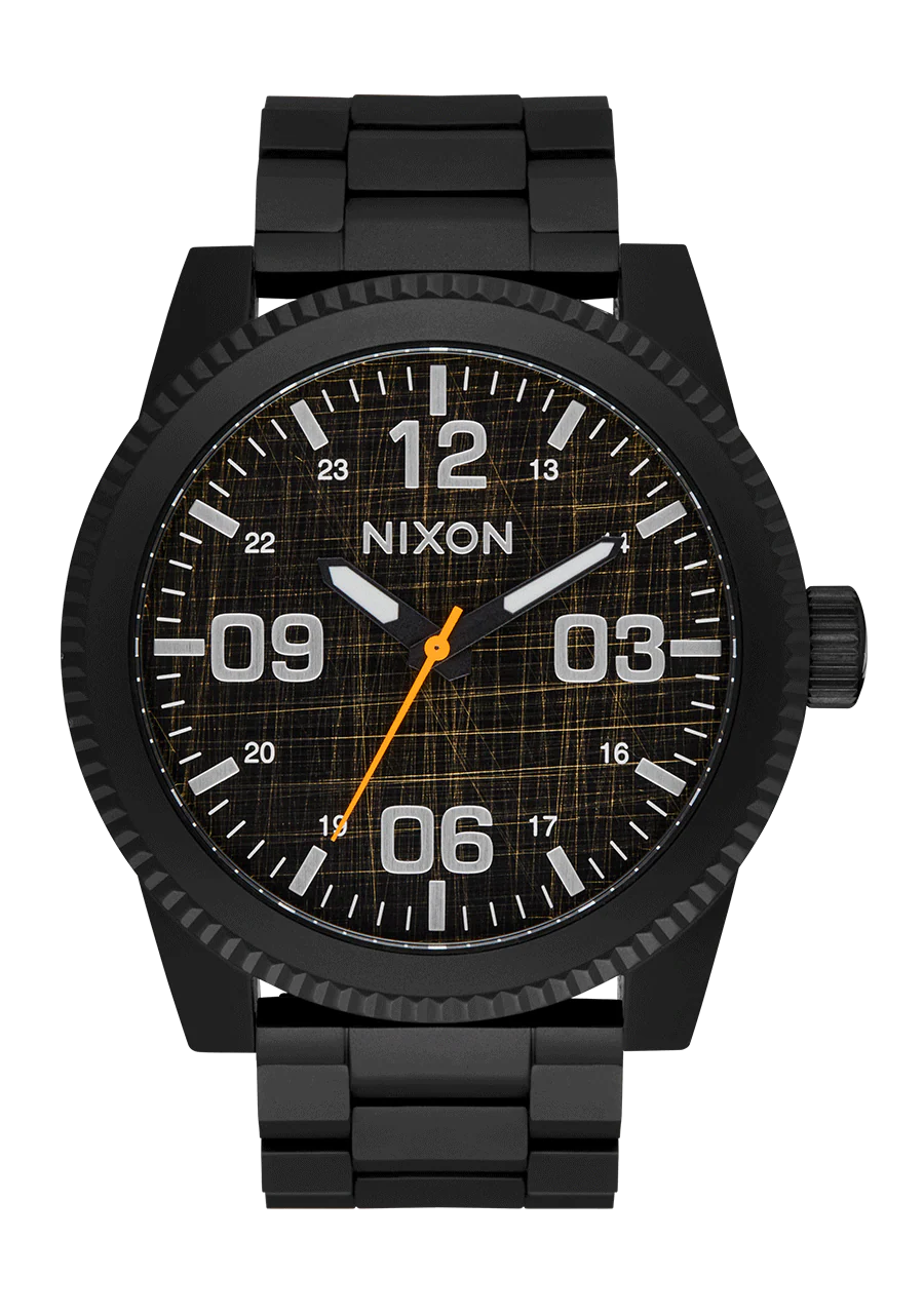 Corporal Stainless Steel - Super Black / Black Top