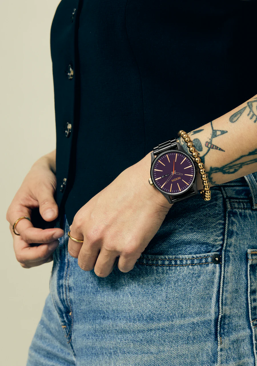 Sentry Stainless Steel - Gunmetal / Blackberry / Oro - Imagen 9