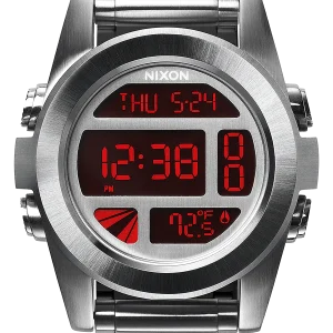 Unit Stainless Steel - Plata / Rojo