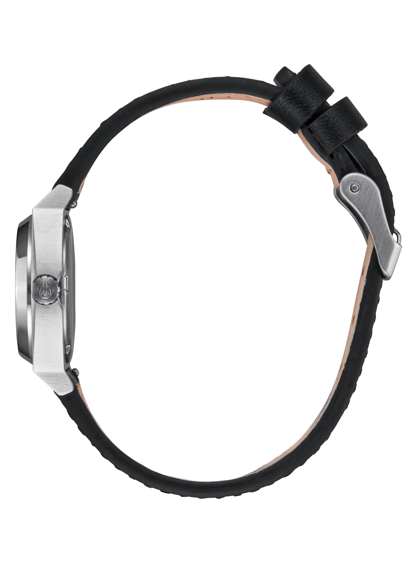 Small Time Teller Leather - Plata / Negro - Imagen 3