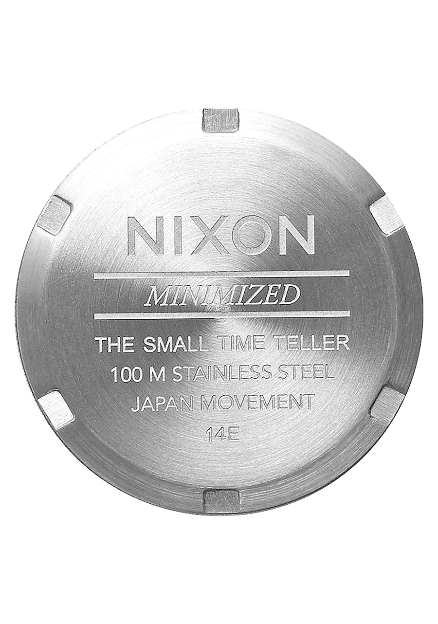 Small Time Teller Leather - Plata / Negro - Imagen 5