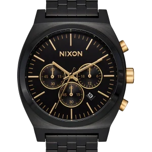 Time Teller Chrono - Negro / Negro / Dorado