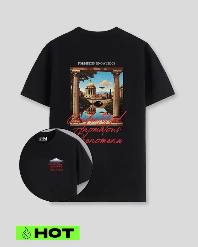 Camiseta negra Anomalous (UNISEX)