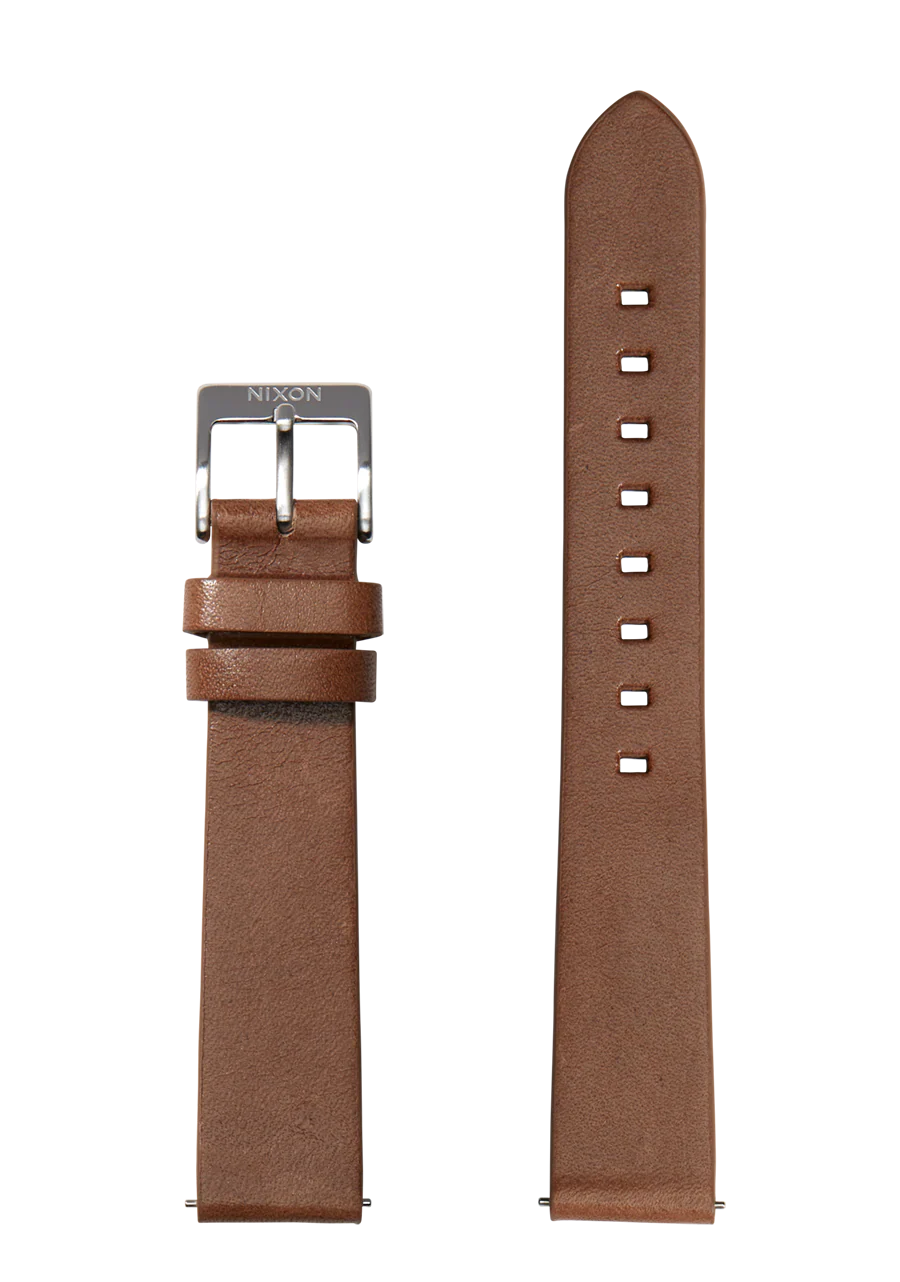 16mm Veg Tanned Leather Band - Olive