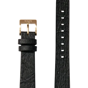 16mm Pineapple Leather Band - Negro