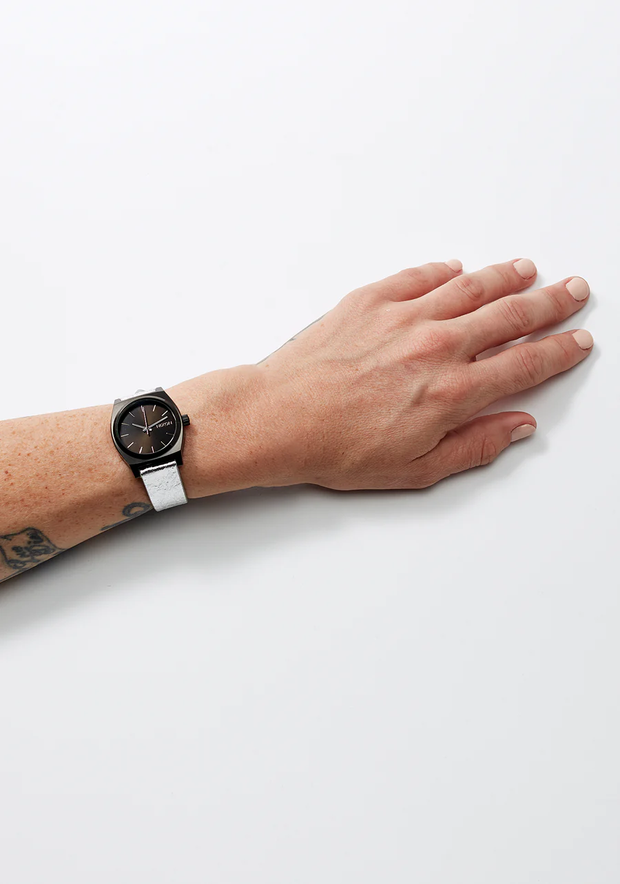 16mm Pineapple Leather Band - Plateado/lámina de plateado - Imagen 6