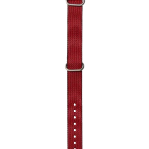 20mm Nylon #TIDE One Piece Band - Rojo/negro