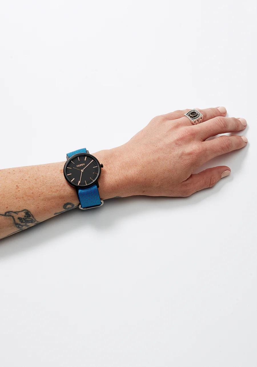 20mm Nylon #TIDE One Piece Band - Azul marino/azul - Imagen 6