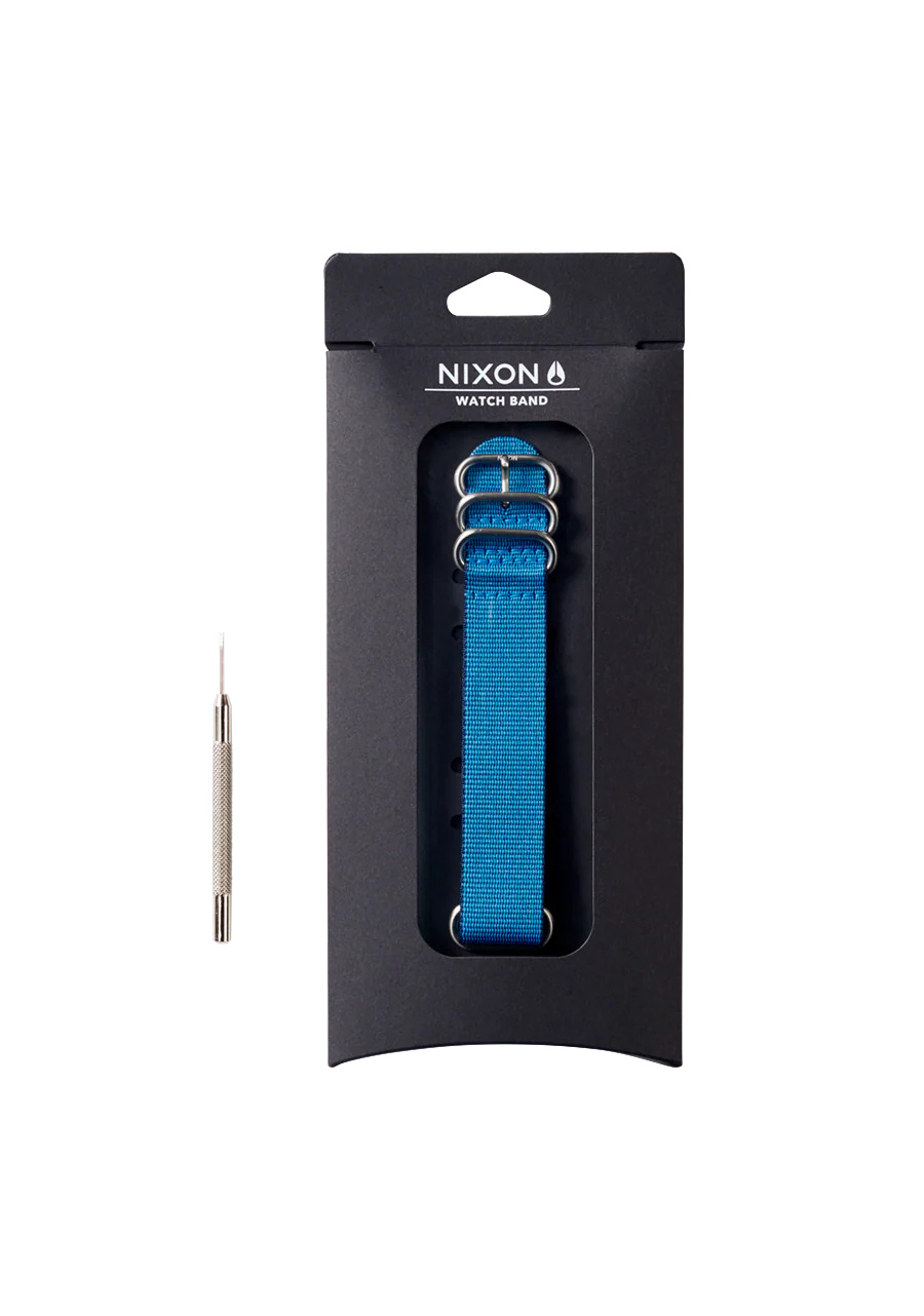 20mm Nylon #TIDE One Piece Band - Azul marino/azul - Imagen 3