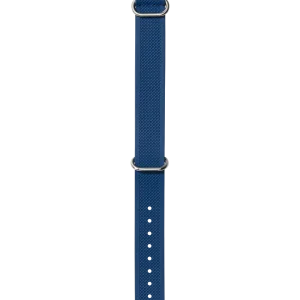 20mm FKM Rubber One Piece Band - Azul marino/azul