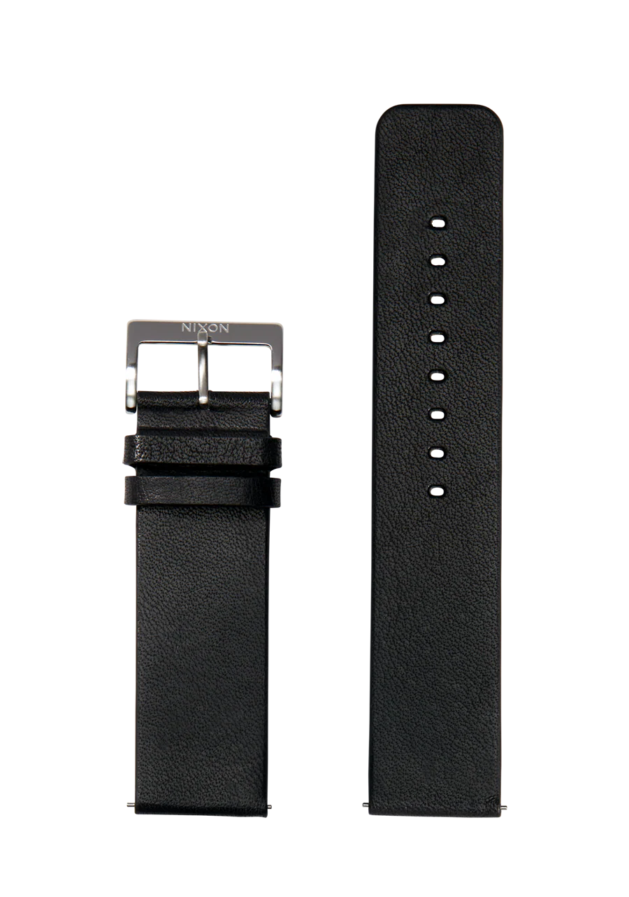 23mm Veg Tanned Leather Band - Negro