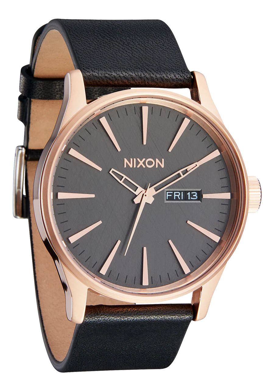 23mm Veg Tanned Leather Band - Negro - Imagen 5