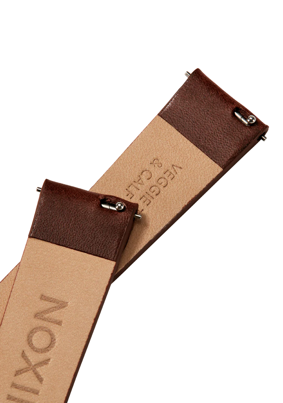 23mm Veg Tanned Leather Band - Marr贸n - Imagen 4