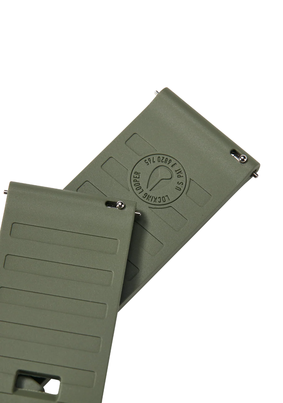 23mm FKM Rubber Band - Olive - Imagen 4