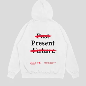 Hoodie blanco be present (UNISEX)