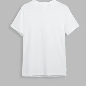 Camiseta básica Semi-oversize Blanco (UNISEX)