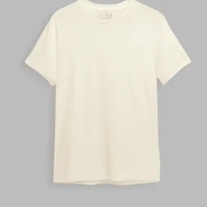 Camiseta básica Semi-oversize Hueso (UNISEX)