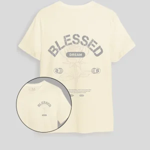 Camiseta hueso Blessed (UNISEX)