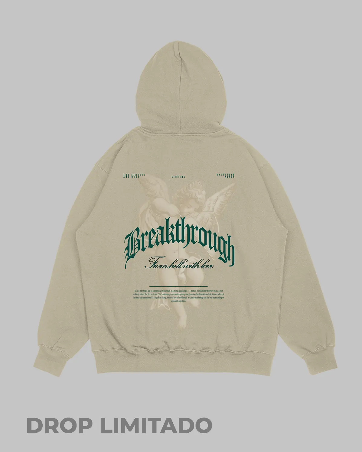 Hoodie beige Break (UNISEX)