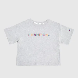 Polo para Mujer CHAMPION C-W5950G586GF THE CROPPED TEE - GRAPHIC 023